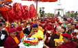 Hàng ngàn phật tử tham gia đại lễ cầu an do Đức Gyalwang Drukpa chủ trì