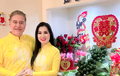 Ca sĩ Kavie Trần và chồng Tây diện áo dài làm lễ đính hôn