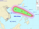 Bão giật cấp 14-15 tiến nhanh vào Biển Đông Bão giật cấp 14-15 tiến nhanh vào Biển Đông