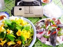 Thơm nức lẩu mắm kho dừa Thơm nức lẩu mắm kho dừa