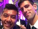 Lý Hoàng Nam diện veston ăn tiệc cùng thần tượng Djokovic Lý Hoàng Nam diện veston ăn tiệc cùng thần tượng Djokovic