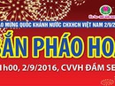 Bắn pháo hoa tại Đầm Sen Bắn pháo hoa tại Đầm Sen
