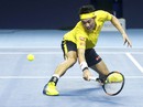 Nishikori thắng trận 300, Djokovic vượt ải đầu ở Paris Masters Nishikori thắng trận 300, Djokovic vượt ải đầu ở Paris Masters