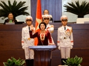 Nữ Chủ tịch Quốc hội tuyên thệ nhậm chức Nữ Chủ tịch Quốc hội tuyên thệ nhậm chức