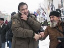 Cựu tổng thống Georgia "chơi đuổi bắt" với an ninh Ukraine Cựu tổng thống Georgia "chơi đuổi bắt" với an ninh Ukraine