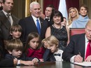 Đội nhóc tì "tiểu Trump" gây sốt lễ nhậm chức tổng thống Mỹ Đội nhóc tì "tiểu Trump" gây sốt lễ nhậm chức tổng thống Mỹ