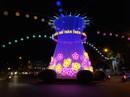 Đường đèn nghệ thuật Cần Thơ lung linh trong đêm Đường đèn nghệ thuật Cần Thơ lung linh trong đêm