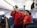 Tuyển Việt Nam bay về Hà Nội, chuẩn bị lấy vé vào chung kết Tuyển Việt Nam bay về Hà Nội, chuẩn bị lấy vé vào chung kết