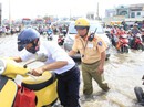 CSGT An Lạc "cầu cứu" trước nạn ngập nước liên tục CSGT An Lạc "cầu cứu" trước nạn ngập nước liên tục