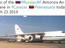 Máy bay quân sự Nga chở binh sĩ tới Venezuela Máy bay quân sự Nga chở binh sĩ tới Venezuela