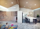 Căn hộ Hà Nội “biến” thành nhà 2 tầng