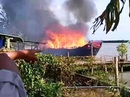 Cháy tàu du lịch trên sông