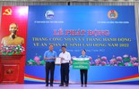 Nutifood phối hợp quỹ phát triển tài năng Việt trao hàng ngàn quà tặng cho công nhân Bình Dương