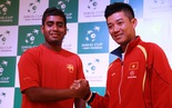Tranh vé trụ hạng Davis Cup: Minh Quân thắng trận, Hoàng Thiên mắc mưa!