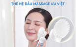 Sữa rửa mặt bọt, tích hợp đầu massage tiện dụng