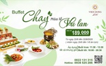 Buffet chay khách sạn Viễn Đông ưu đãi ngập tràn trong mùa Vu Lan