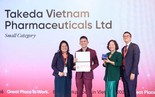 Takeda Việt Nam dẫn đầu bảng xếp hạng “Nơi làm việc tốt nhất Việt Nam 2026”