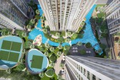 Khu nhà ở thương mại Trường Thịnh tại TP Đồng Hới đang hút khách