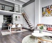 Tận dụng trần cao, thiết kế thêm gác lửng cho căn hộ siêu xinh