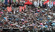 Biển người biểu tình đòi dân chủ ở Hồng Kông