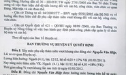 Biết sai vẫn bổ nhiệm lái xe làm Phó chánh văn phòng huyện ủy