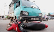 Bị xe tải tông, một người đàn ông nguy kịch