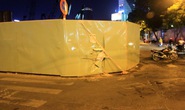 Xe buýt ôm cua, ép chết người