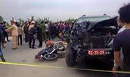 Hưng Yên: Va chạm với xe quân đội, 5 người chết