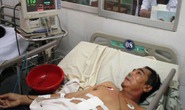 Nhậu say, đâm xe vào vách tường vỡ lá lách