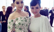 Lý Nhã Kỳ đẹp tinh khôi đọ dáng cùng Phạm Băng Băng tại Cannes