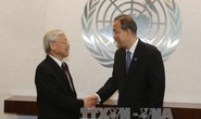 Tổng Bí thư và Tổng Thư ký Ban Ki-moon trao đổi về Biển Đông