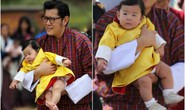 Vua và Hoàng hậu Bhutan khoe con trên Facebook