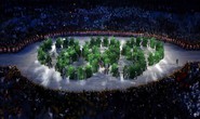 Rợp sắc xanh ở lễ khai mạc Olympic Rio