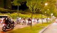 200 quái xế đua xe liên quận ở TP HCM
