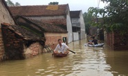 Cận cảnh nước ngập nhà dân ở nơi vỡ đê có kế hoạch