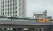 Trầm trồ khi thấy đoàn tàu trên cao Cát Linh-Hà Đông vận hành