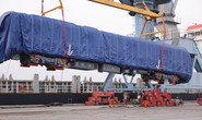 Lô hàng tàu Cát Linh-Hà Đông đầu tiên bọc kín về Hải Phòng