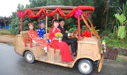 Độc đáo lễ rước dâu bằng xe tre ở Hội An
