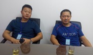 Bắt quả tang 2 thương lái Trung Quốc thu mua tôm trái phép