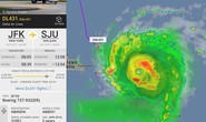 Phi công liều lĩnh lái máy bay xuyên bão Irma