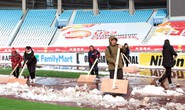 Chùm ảnh sân thi đấu chung kết U23 Việt Nam chạy đua với mưa tuyết