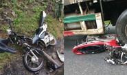 Xe container tông hàng loạt xe máy, 4 người thương vong