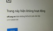 Website bán vé kiểu của VFF giá chưa tới 20 triệu đồng