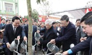 Tổng Bí thư Nguyễn Phú Trọng chúc Tết, trồng cây tại Hưng Yên ​