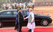 Ấn Độ bắn 21 loạt đại bác chào mừng Chủ tịch nước Trần Đại Quang