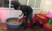 Bắt quả tang 4 cơ sở dùng hóa chất tẩy trắng hàng tấn củ cải
