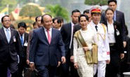 Thủ tướng đón Cố vấn Nhà nước Myanmar Aung San Suu Kyi