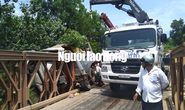Xe tải đâm vào thành cầu ở Phú Quốc, tài xế chết thảm trong cabin