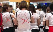 Xử lý công ty đưa du khách Trung Quốc mang áo đường lưỡi bò