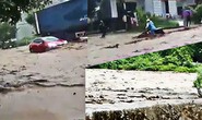 (Video) - Cận cảnh lũ cuốn gây sạt lở ở Sơn La
